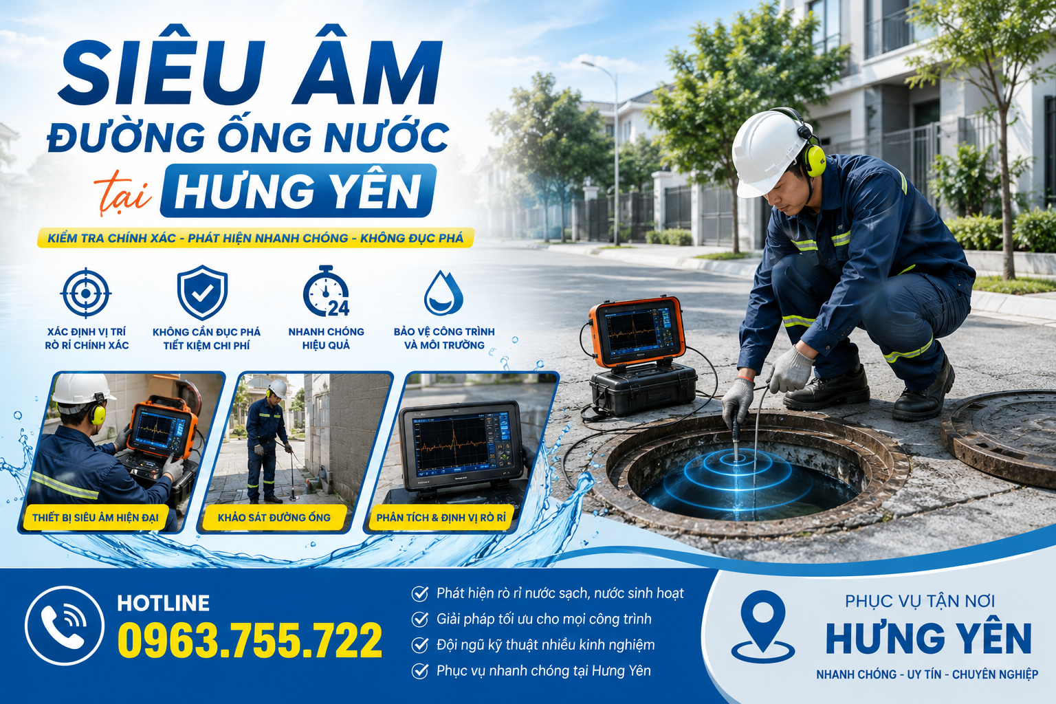 Siêu Âm Đường Ống Nước Tại Hưng Yên: Giải Pháp Hiện Đại,  Uy Tín Nhất 2026